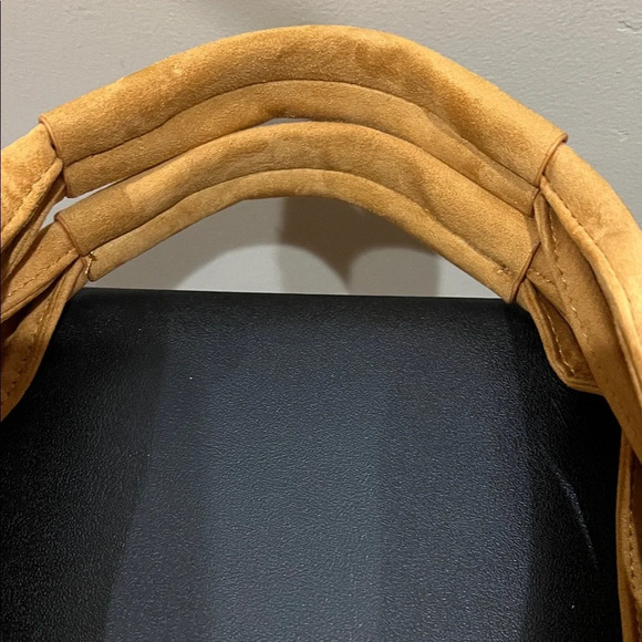 Ahdorned | Suede Hobo Bag w/Matching Bag & Embroidered Crossbody Strap - Picture 13 of 17